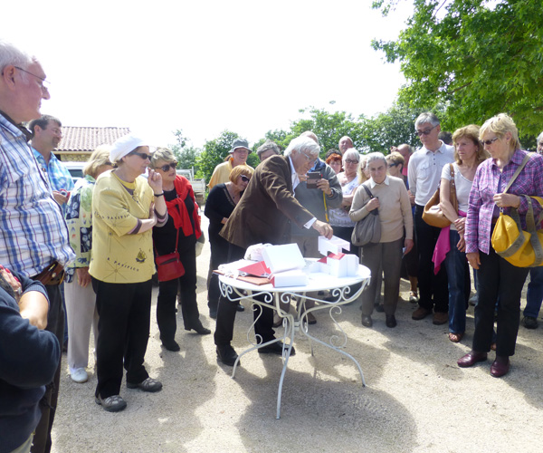 Maignaut-Tauzia, présentation de la maquette du château