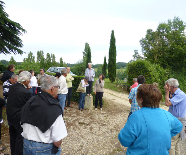 Vopillon, avec Geneviève Préchac pour guide